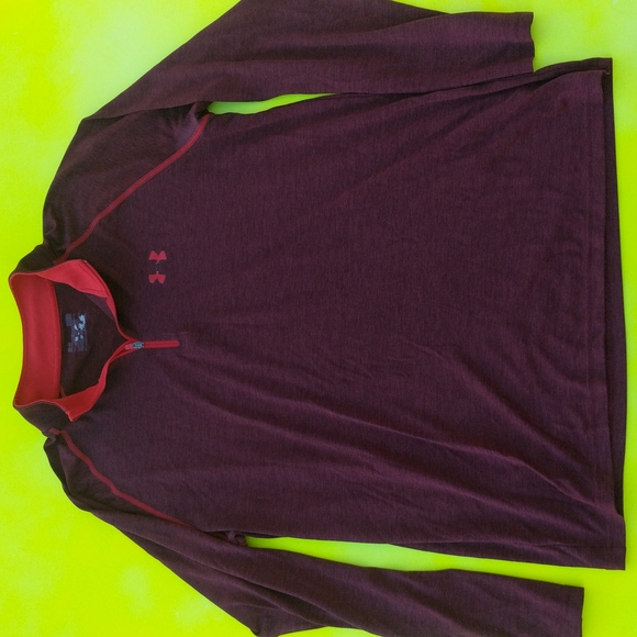 Under Armour pullover maroon red men's Large - Picture 2 of 2